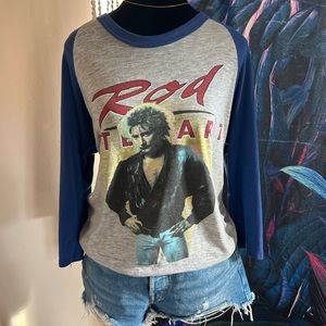 Vintage Rod Stewart Tour Band Tee Rock n Roll